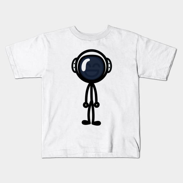 Astronaut Kids T-Shirt by hoddynoddy